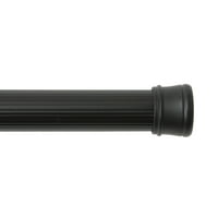 Kenney® Twist & Fit No כלים עמידים בפני חלודה פלדה מצופה ישר קפיץ ישר מוט וילון מקלחת, 42-72