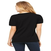 חולצת טריקו של צווארון V-Neck של נשים