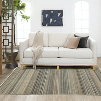 שטיח שטיח אזור ארוג של מוהוק, קרם, 3 '3 5'