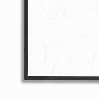 תעשיות סטופל ארנב לבן רך מגף פסיפס פסיפס טפטים ציור טפט שחור ממוסגר אמנות הדפס אמנות קיר, עיצוב מאת Kamdon
