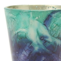 סטונבריאר קולקיטון זכוכית משויש פמוט נדר עם זכוכית כספית