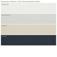ביטויים מותאמים אישית אוסף, אלחוטי חדר מחשיך רולר צל, כחול, 3 4 רוחב 72 אורך
