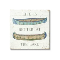תעשיות סטופל חיים טובים יותר באגם קנו של אגם קנו גרפיקה גלריית אמנות עטופה באמנות קיר הדפסת בד, עיצוב